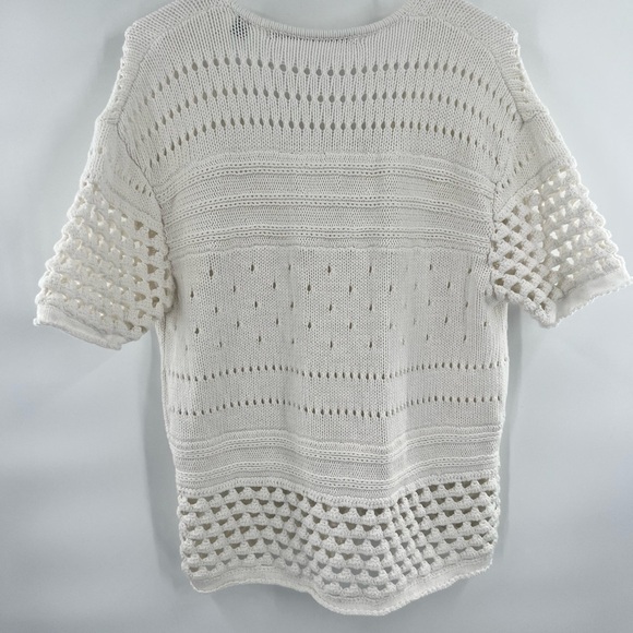 Twelve Street by Cynthia Vincent crotchet sweater size S - Picture 6 of 8